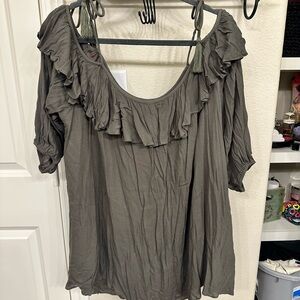 Altar’d State Army Green Blouse